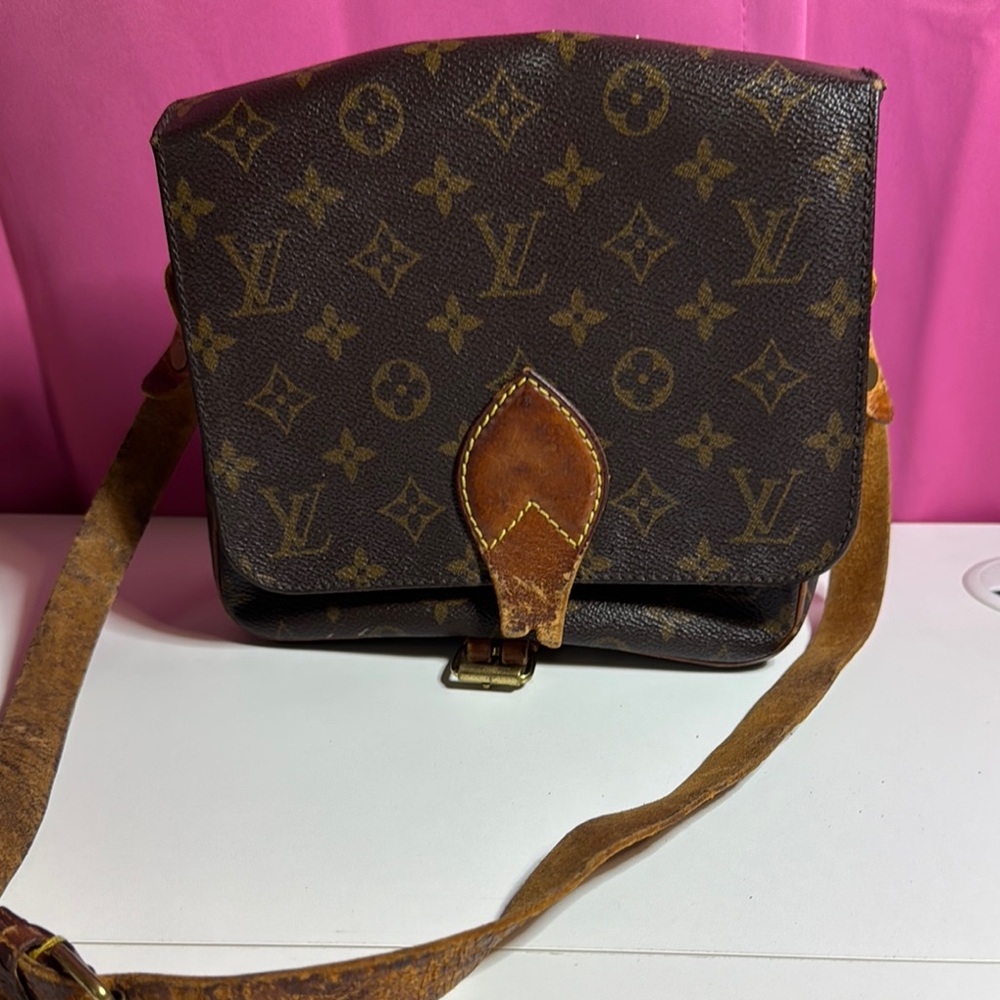 Louis Vuitton Cartouchière  Monogram Crossbody